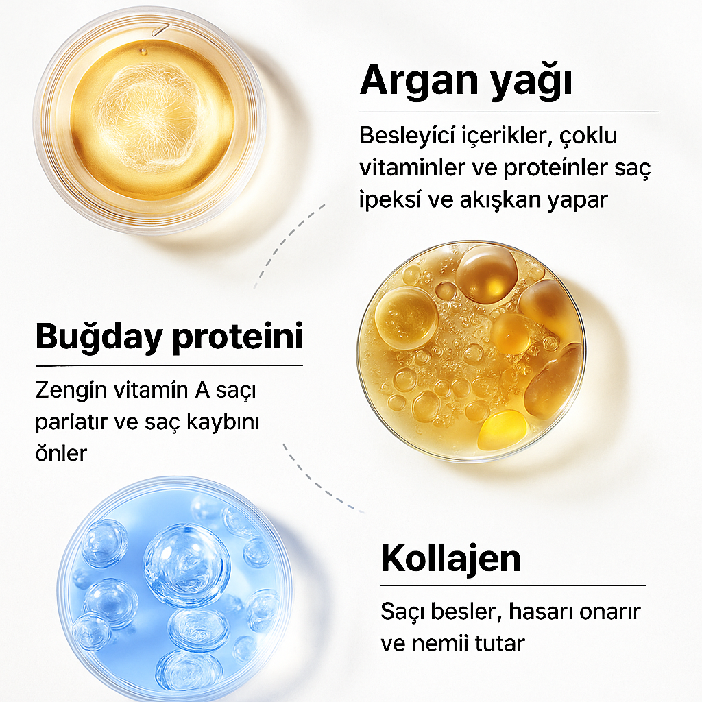 Doğal Kolajen Destekli Saç Maskesi